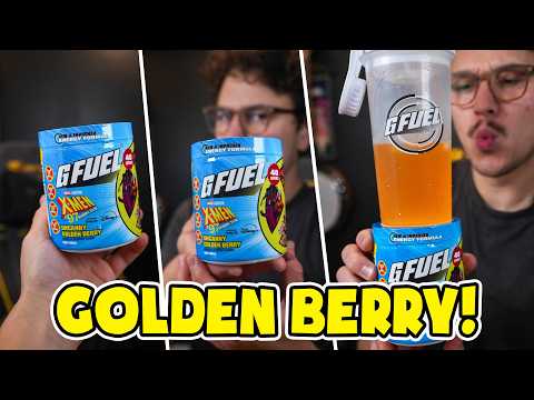 NEW GFUEL UNCANNY GOLDEN BERRY Taste Test! #gfuel