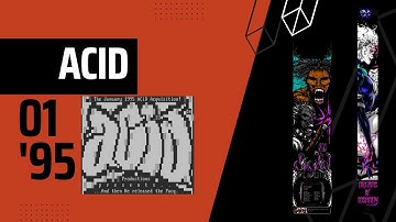 ACiD [01/95] Full ANSI/ASCII Release Video #ANSI #ansiart #asciiart