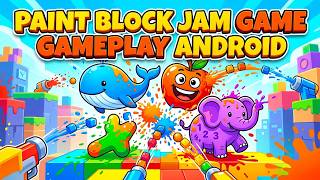 Paint Block Jam Game Gameplay Android screenshot 5