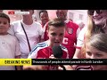 Crowds of jubilant fans attend Arsenal parade in North London