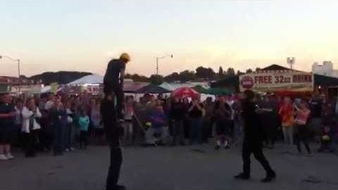 XPogo Tone Staubs, Michael Mena front flip at York Fair