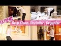 EXTREME DEEP CLEAN, ORGANIZE & DECLUTTER  WITH ME 2019 // BEAUTY AND THE BEASTONS