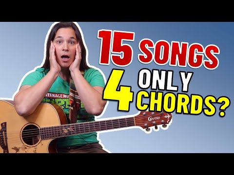 Play 15 Guitar Songs with ONLY 4 Chords amp 2 Strums  Great for BEGINNERS