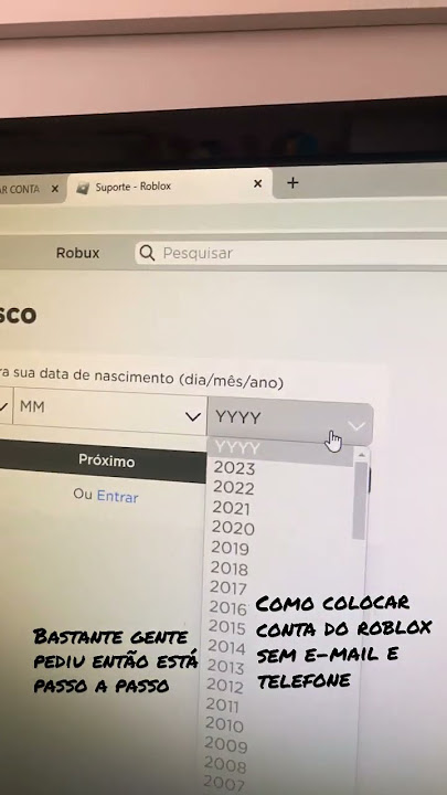 COMO RECUPERAR CONTA / SENHA DO ROBLOX MESMO SEM E-MAIL CADASTRADO 