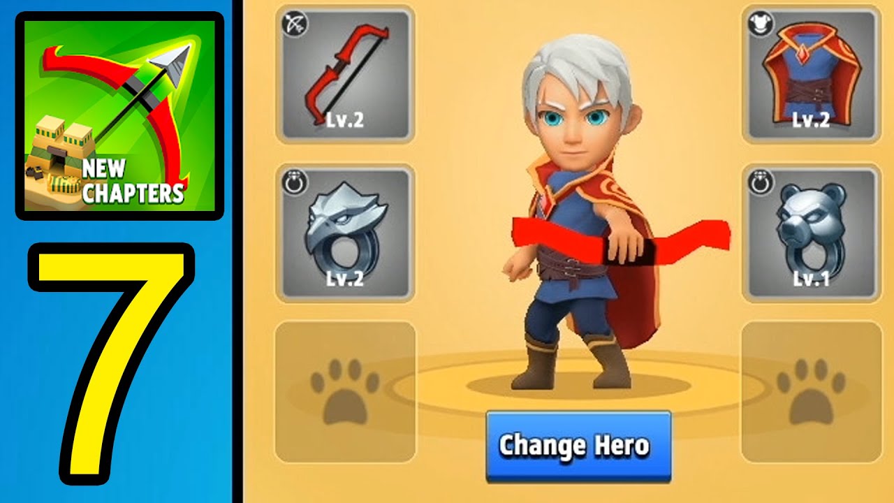 ARCHERO Gameplay Walkthrough Part 7 New bow game (iOS, Android
