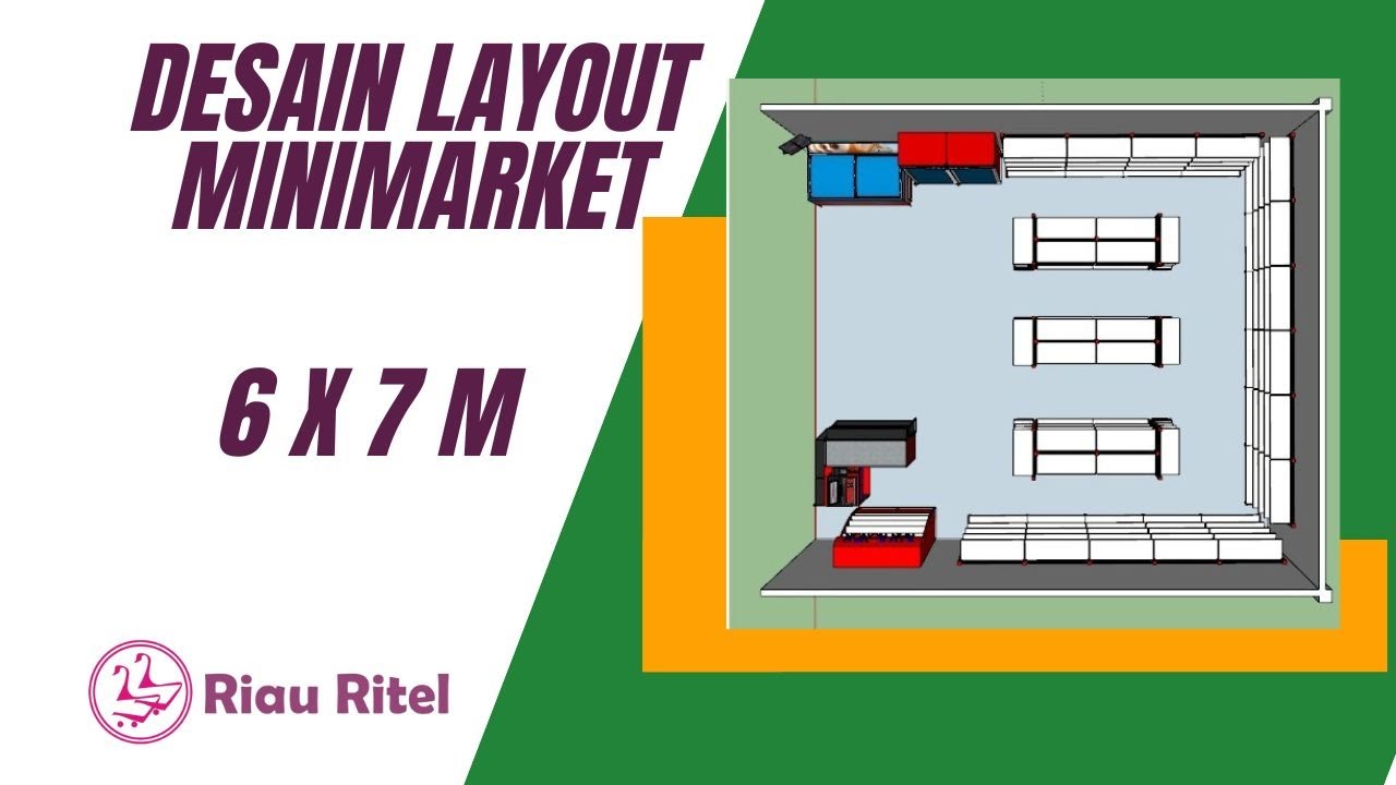 desain minimarket modern 6x7 m