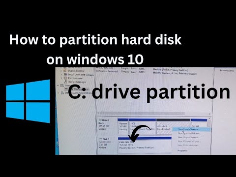 How to Partition C Drive in Windows Without Formatting? - YouTube