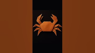 "🦀 Learn to Craft the Ultimate Origami Crab! ✂️ #Origami #CrabLovers"