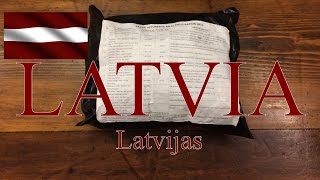 LATVIA 8 Hour Field Ration Menu #5   Sausās Uzturdevas NR 5