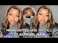 BEST Highlighted Wig Install+Review 😍🔥ft Alipearl hair