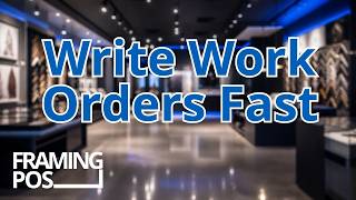 How to Write a Work Order in Framing POS | Picture Framing Software
