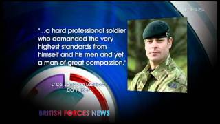 Tributes to British soldiers killed 16.09.11