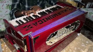 Harmonica 2 line Harmonium Sound || Cherry Color available in Pakistan +923029886832