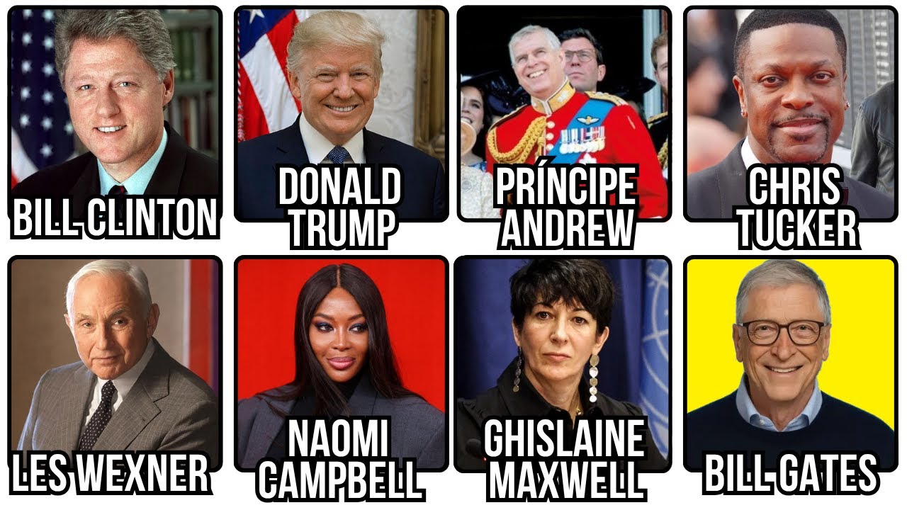 Todas as Celebridades da Lista Epstein explicadas em 14 minutos