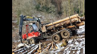 🌲Komatsu 865 • Forsttechnik Achenbach • Rückezug • Forestwork🌲