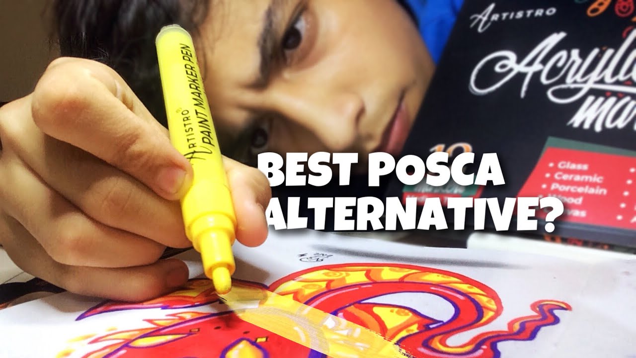 Created Artworks Using POSCA Pens 😱