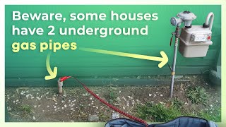 How to locate underground low pressure gas pipes