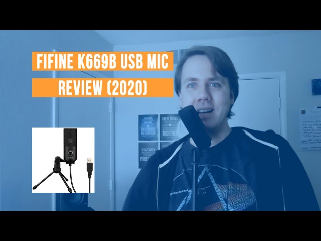 Showcase & Tutorial of FIFINE USB Microphone K669/669B 