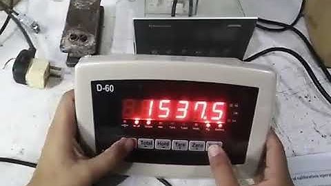 Indicator Sang D60 calibration