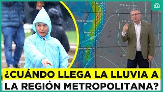 Temporal de lluvia y viento: ¿Cuándo llega a la región Metropolitana?
