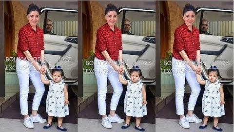 Vamika Kohli Walking In Swag With Mommy Anushka Sharma