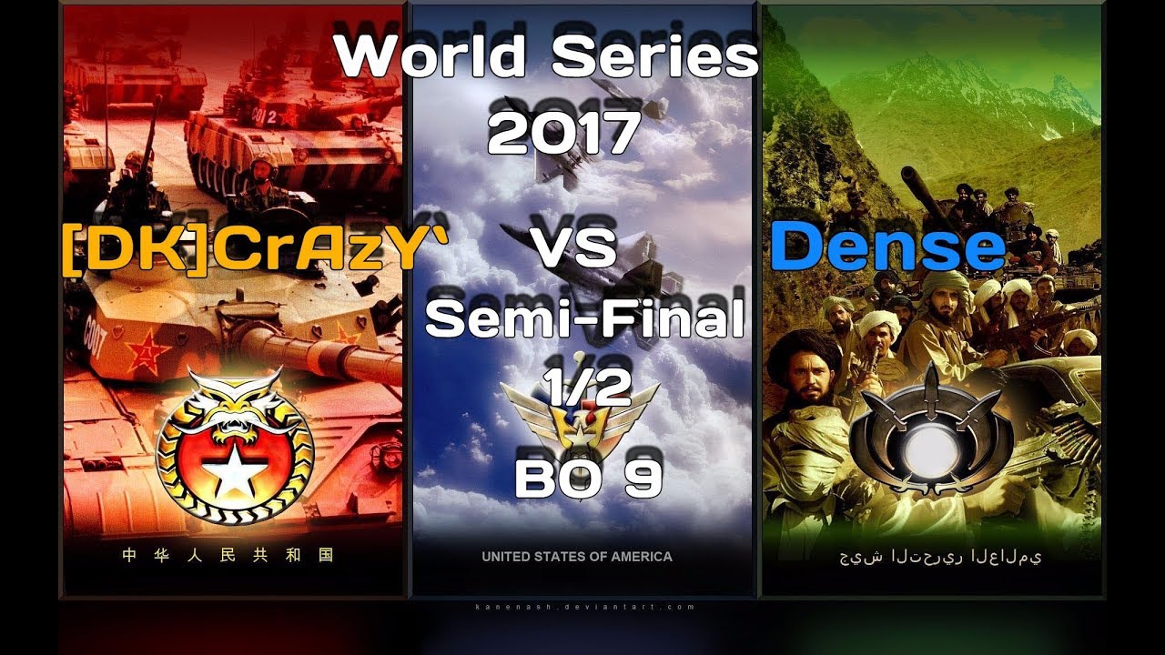 C&C: Generals Zero Hour 1.04. World Series 2017! -  [DK]CrAzY` vs Dense 1/2 Semi-Final!!!