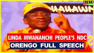 Orengo Explosive Speech Today Destroying Ruto U0026 Oburu At Linda Mwananchi Ndc With Sifuna Babu Owino