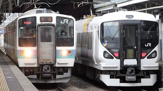 JR東日本　211系 N316編成　長野色　篠ノ井線 松本駅