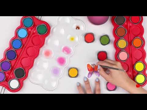 Postkarte basteln mit Papier-Schmetterlingen 🦋 | DIY Karte selber machen | FONZELL Art & Craft