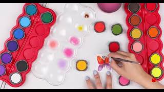 Postkarte basteln mit Papier-Schmetterlingen 🦋 | DIY Karte selber machen | FONZELL Art & Craft