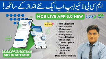MCB Live App 2025 Latest Version | Full Features Review & Complete Guide | MCB Bank Limited