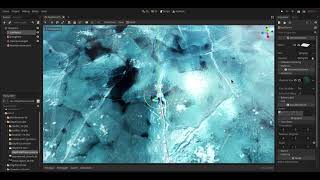 Parallax Ice for plane mesh depth effect | Godot