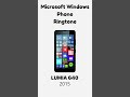 Microsoft Windows Phone Ringtone