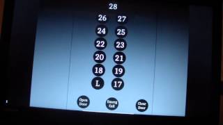 Animated: Otis High Rise Elevators @ Wittney Hotel - Wesley Plaza Walkway - Sandy City