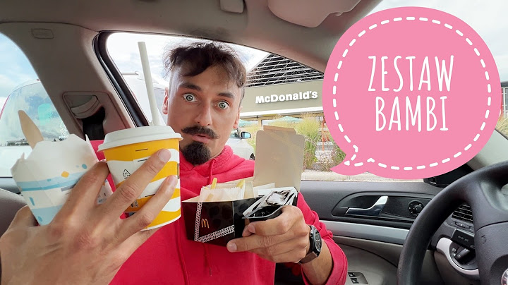 ZESTAW BAMBI w McDonald’s TEST