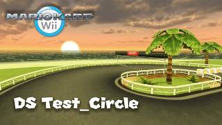 Ds Test Circle  Mario Kart Wii Custom Track