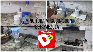 PREPARA ESTA MEZCLA YA!!! CON PRODUCTOS DE TIENDAS D1 PARA LIMPIAR TODA TU COCINA #tiendasd1