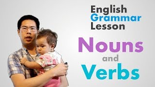 Nouns and Verbs - Learn English Grammar Lesson for Beginners (Parts of Speech)