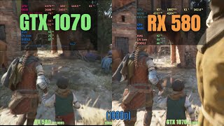 RX 580 vs gtx 1070