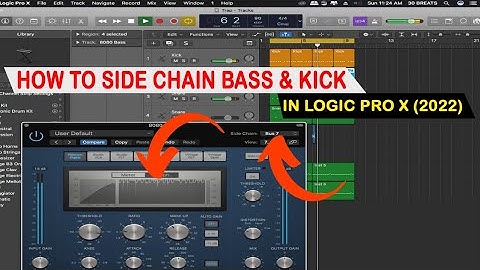 How To Side Chain Bass And Kick In Logic Pro X/ Make Your Kick Punchy (2022)