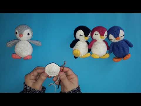 Amigurumi penguen yapımı penguen vücut yapılışı amigurumi penguen yapılışı -4