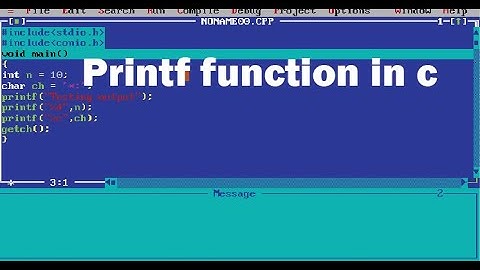 printf function in C (hindi/urdu) |ICS Part 2 |  c programming