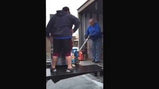 How to move a 3,000 lb. Safe from One Truck to Another