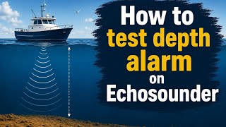 HOW TO TEST  DEPTH ALARM ON ECHO SOUNDER ON SHIP.