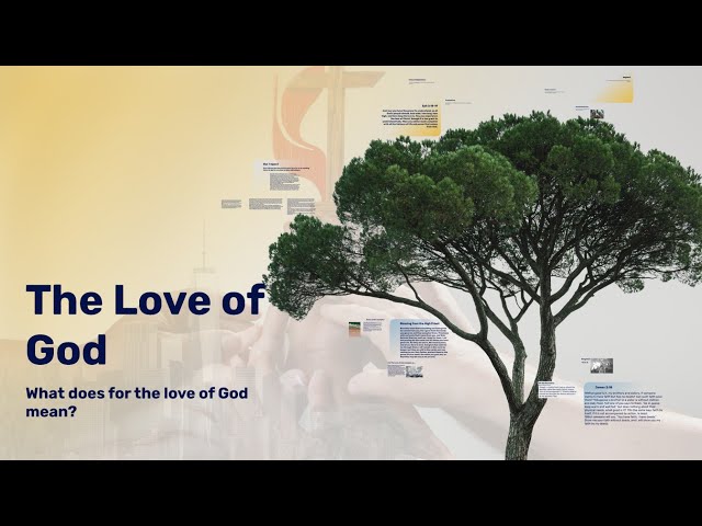 The Love of God-  By Pastor Kobus Massyn