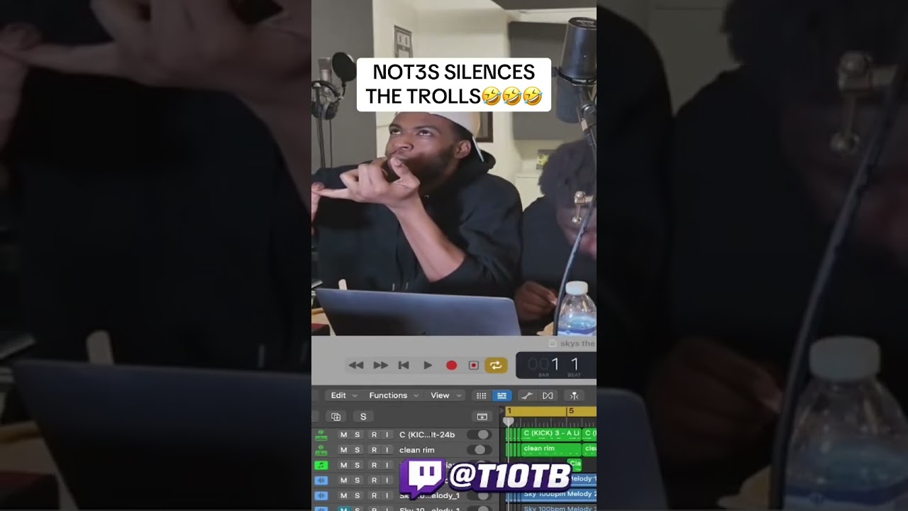 Not3s silences his haters 😂😂