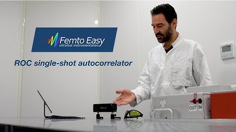 ROC : single-shot autocorrelator from Femto Easy