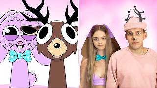 Sprunki 4 Phase 4 EASTER and DEER Incredibox in Real life. ❤️ #sprunki #incredibox