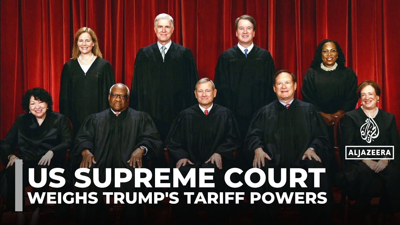 US Supreme Court weighs Trump tariffs in historic clash over separation of powers