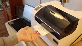 Reviewing the print and cut from Uninet iColor 250, making sticker sheets with the icolor 250